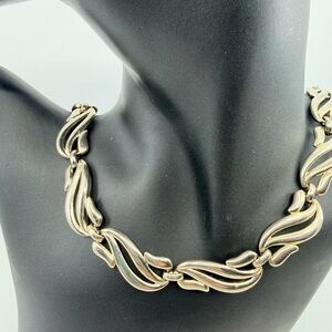 ✨ Monet Silver Tone Statement Necklace